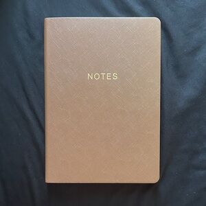Brown Faux Leather 'NOTES' Journal